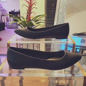 Christian Siriano Black Ballet Casual Slip On Flats